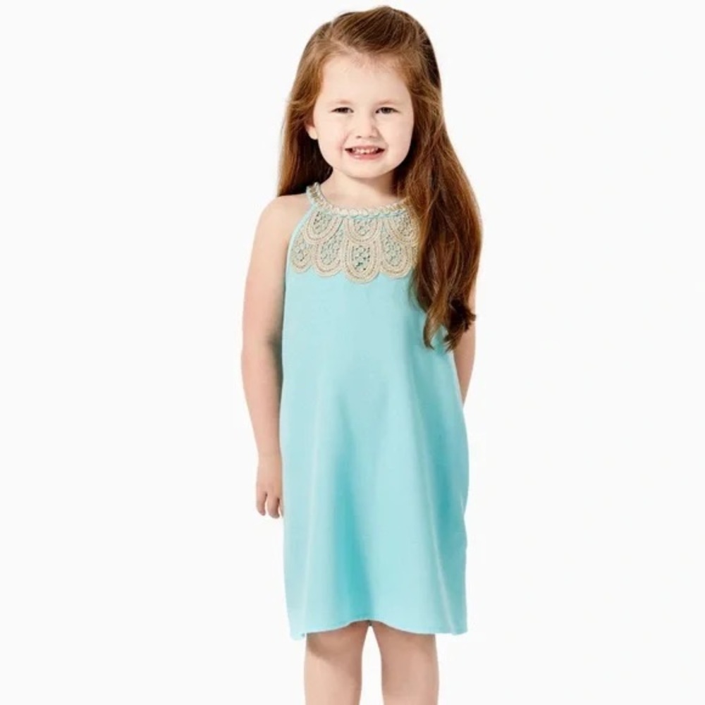 NWT girls Lilly Pulitzer Mini Pearl Shift Dress Size  8